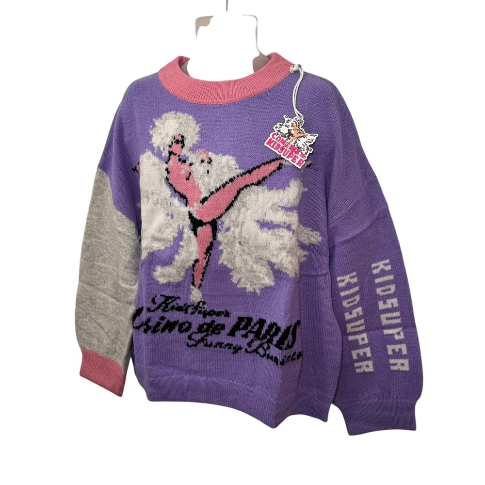 KidSuper Funny Business 2023 Sweater Mens size XL Streetwear NWT - Picture 3 of 16